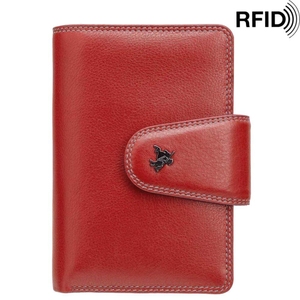 Жіночий гаманець з натуральної шкіри Visconti Spectrum Poppy SP31 Red Multi