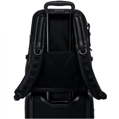 Рюкзак Tumi Alpha Bravo Navigation Backpack 15" из натуральной кожи 0932793DL Black, Черный, Гладкая