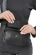 Кожанная женская сумка Tony Bellucci с разноцветным ремнем TB0617-281 черная, Черный