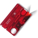 Швейцарская карта в блистере Victorinox SwissCard Lite 0.7300.TB1 (Красный)