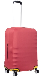 Чехол защитный для среднего чемодана из дайвинга М 9002-51 Кораллово-красный, Коралловый