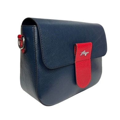 Жіноча сумка Karya з натуральної шкіри 5068-44/46 червоного з синім кольором, Синій з червоним
