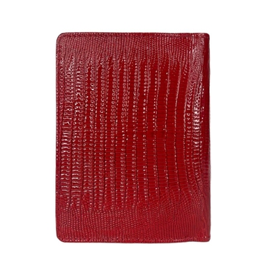Жіночий гаманець з натуральної шкіри з лаком Karya 2015-074-1 червоного кольору