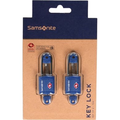 Комплект навісних замків на ключі з системою TSA Samsonite CO1*039 Midnight Blue