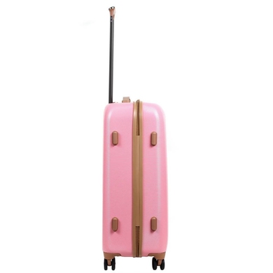 Чемодан V&V Travel Pink Panther из поликарбоната на 4-х колесах PC064-65 (средний), V&V-TPP-розовый