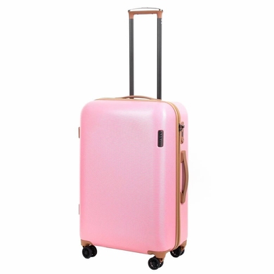 Чемодан V&V Travel Pink Panther из поликарбоната на 4-х колесах PC064-65 (средний), V&V-TPP-розовый