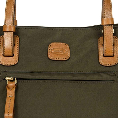 Жіноча текстильна повсякденна сумка Bric's X-Bag BXG45283, BXG-078-Olive