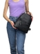 Женский кожаный рюкзак на один отдел Karya 6020-45 черного цвета, Черный, Зернистая