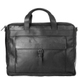 Чоловіча сумка-портфель з натуральної шкіри Spikes & Sparrow Bronco 3621000 Black